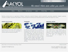 Tablet Screenshot of akyolpatent.com